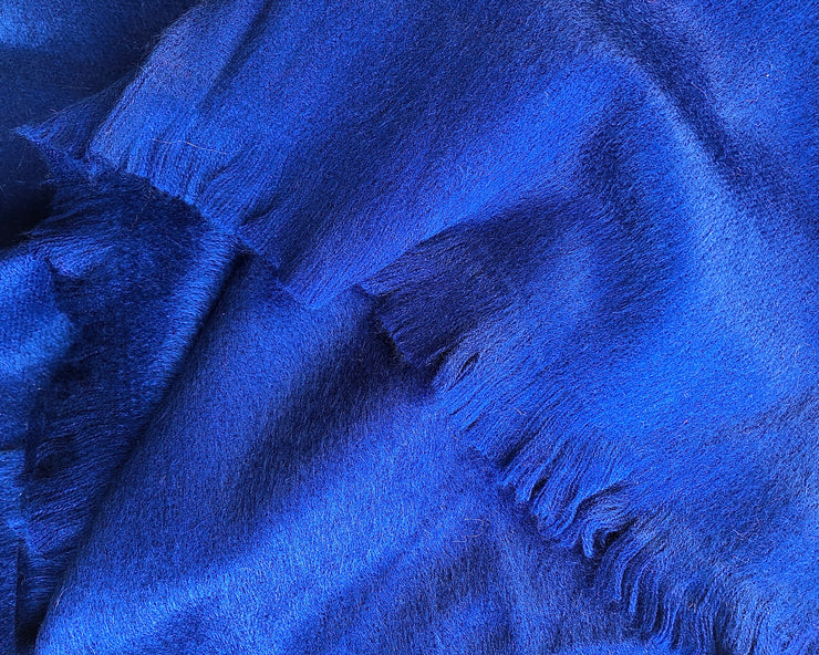 All Women Shawl Scarf Echarpe Mujer Lana de Alpaca Wool Bufanda Chal Chalina Estola Blue Azul AWANA DESIGNS