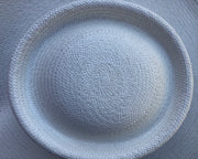 All Women  Classic Toquilla Straw  Spanish Hat Panama Hat Mujer Sombrero Cl�sico de Paja Toquilla Espa�ol Natural Blanco White  Gray Grey Silver Plata Plateado Gris AWANA