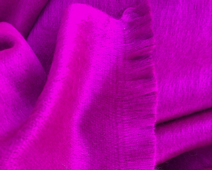 All Women Shawl Scarf Echarpe Mujer Lana de Alpaca Wool Bufanda Chal Chalina Estola Coral Pink Rose Rosado Rosa Dark Purple Morado Morada P�rpura Violeta Violet AWANA DESIGNS