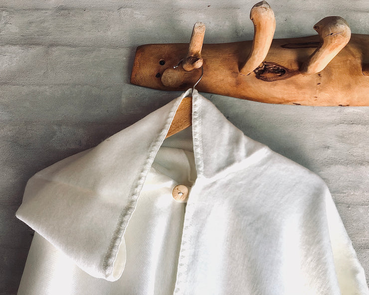 All Women Alpaca Wool Hoodie Cape Mujer Lana de Alpaca Capa con Capucha Gorro Poncho White Blanco Blanca AWANA